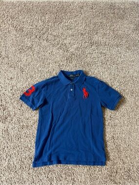 Polo by Ralph Lauren Royal Blue Polo with Red Logo